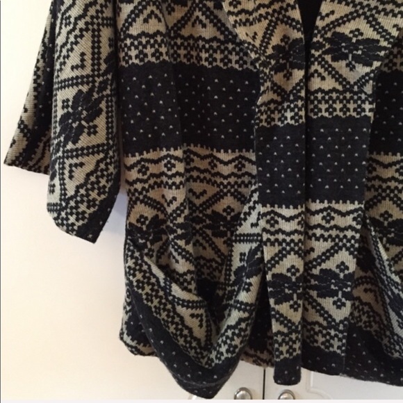 Jolt Oversized Knit Kimono Cardigan XS - Picture 3 of 3